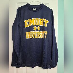 Emory University Under Armour Shirt Size S.